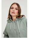 Moodo Къса якета маслинево зелена Moodo
