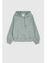 Moodo Къса якета маслинево зелена Moodo