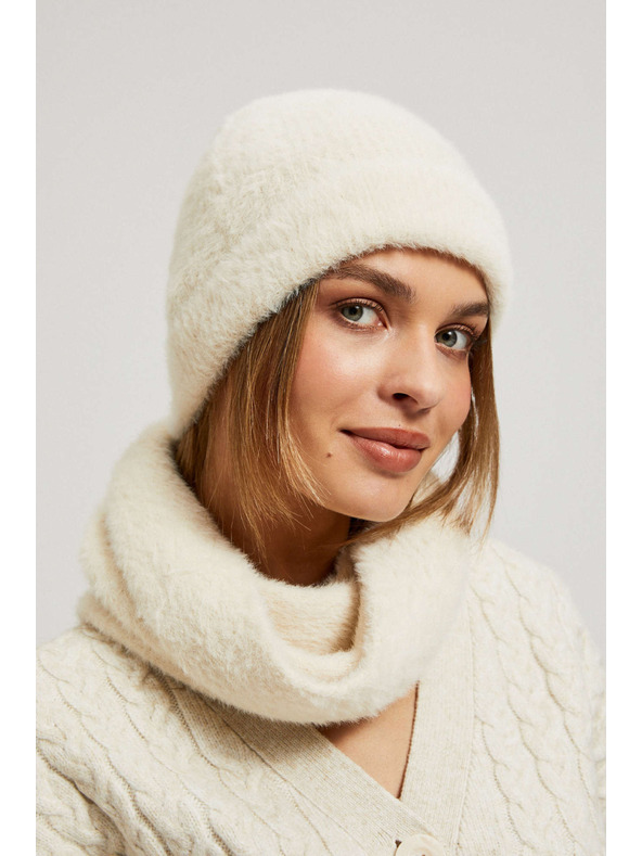 Moodo Гладка шапка пясъчена Moodo