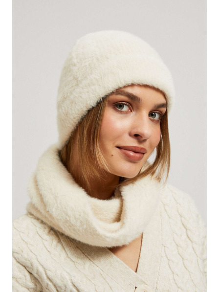 Moodo Гладка шапка пясъчена Moodo