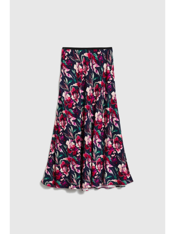 Moodo Пола с цветя тъмносиня Moodo