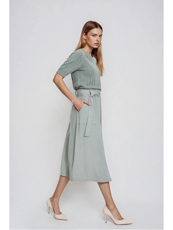 Moodo Пола от вискоза маслинево зелена Moodo