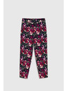 Moodo Панталони с цветя тъмносини Moodo