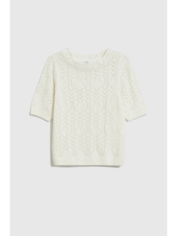 Moodo Небесносин пуловер пясъчен Moodo