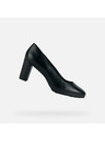 Geox Черни дамски обувки с висок ток Geox Walk