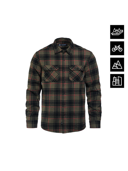 Horsefeathers Водоустойчива техническа риза Dough - tarmac