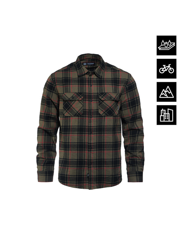 Horsefeathers Водоустойчива техническа риза Dough - tarmac