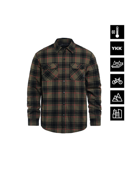 Horsefeathers Водоустойчива топла риза Dough - tarmac