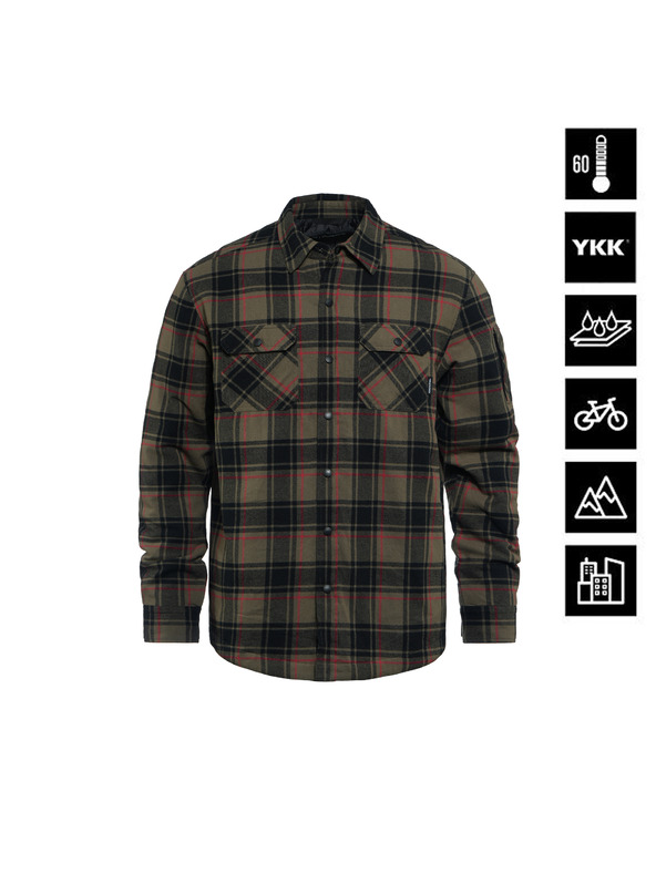 Horsefeathers Водоустойчива топла риза Dough - tarmac