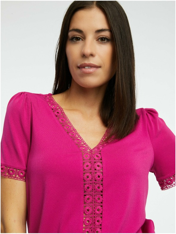 Orsay Тъмнорозова дамска блуза ORSAY