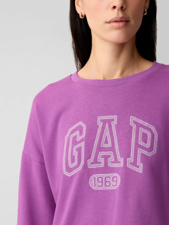 GAP Oversize суитшърт с лого GAP