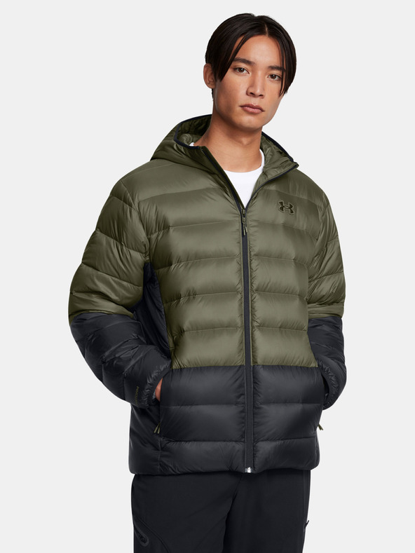 Under Armour Мъжки анцуг Under Armour LEGEND DOWN HOODED JACKET-GRN