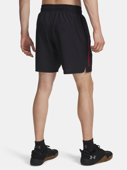 Under Armour Мъжки къси панталони Under Armour UA Tech Woven Wordmark Short-BLK