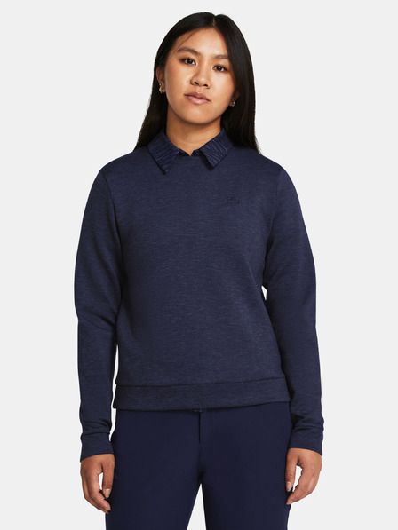 Under Armour Дамски суитшърт Under Armour UA Drive Midlayer Crew-BLU