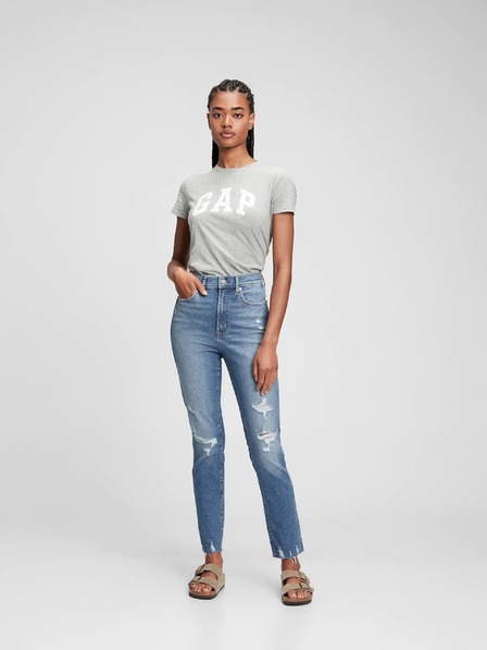 GAP Дънки slim с висока талия Destructed Vintage GAP
