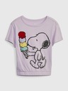 GAP Бебешка тениска Gap & Peanuts Snoopy GAP