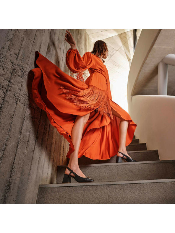 Geox Черни дамски обувки на ток Geox Coronilla