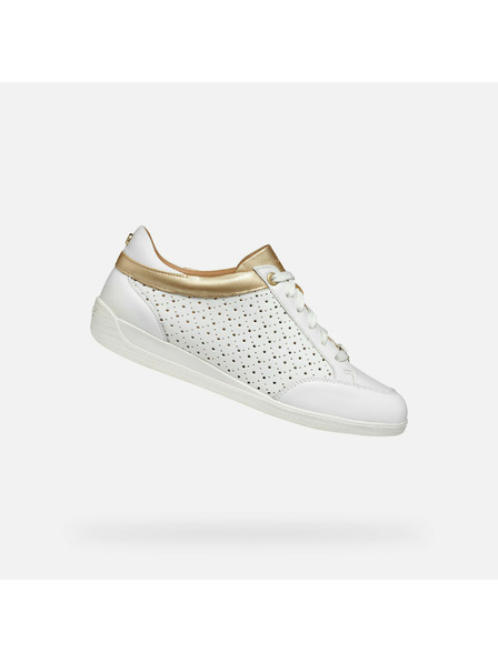 Geox Бели дамски маратонки Geox Myria