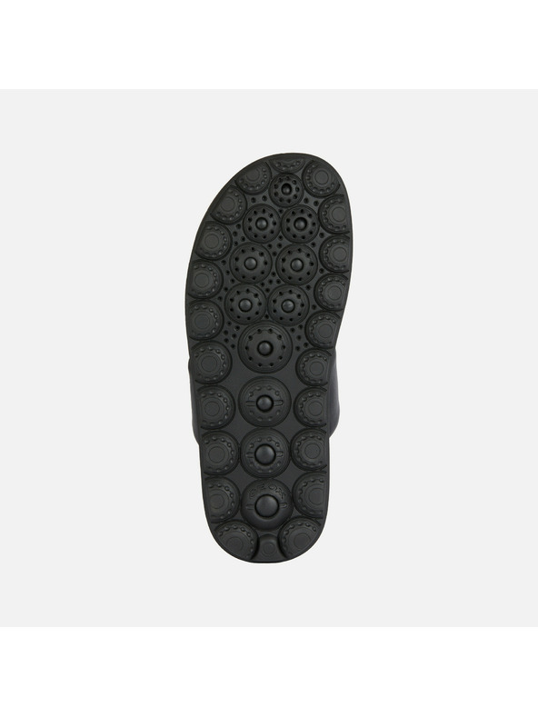 Geox Черни мъжки кожени чехли Geox Spherica