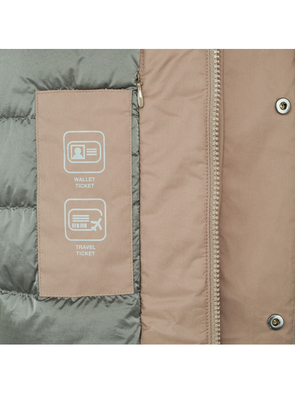 Geox Бежово мъжко пухено яке Geox Aurelio