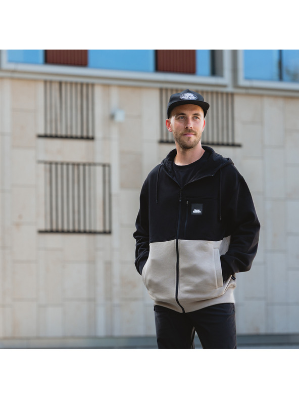 Horsefeathers Суитшърт Vick - black/taupe