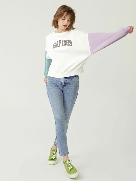 GAP Slim дънки с висока талия Vintage Washwell GAP