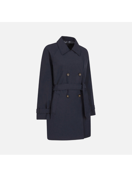 Geox Тъмносиньо дамско яке тип тренчкоут Geox Ilde