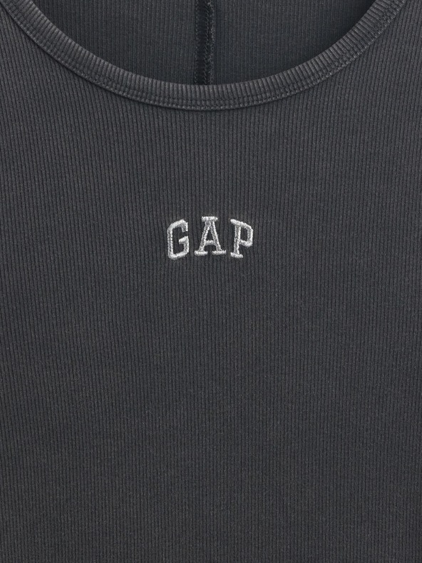 GAP Ребрести тениска с лого GAP