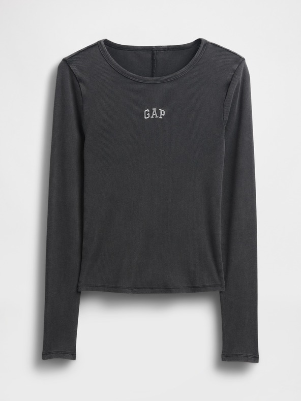 GAP Ребрести тениска с лого GAP