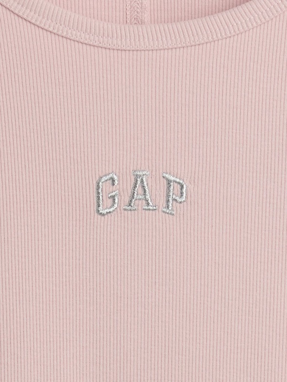 GAP Ребрести тениска с лого GAP