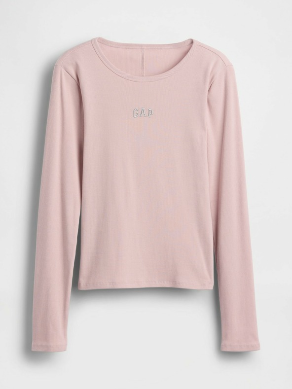 GAP Ребрести тениска с лого GAP