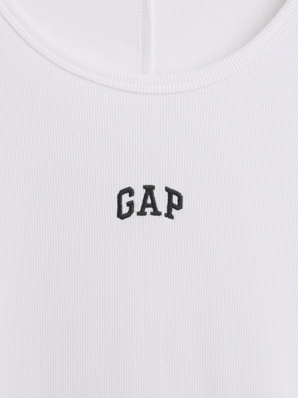 GAP Ребрести тениска с лого GAP