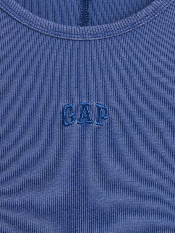 GAP Ребрести тениска с лого GAP