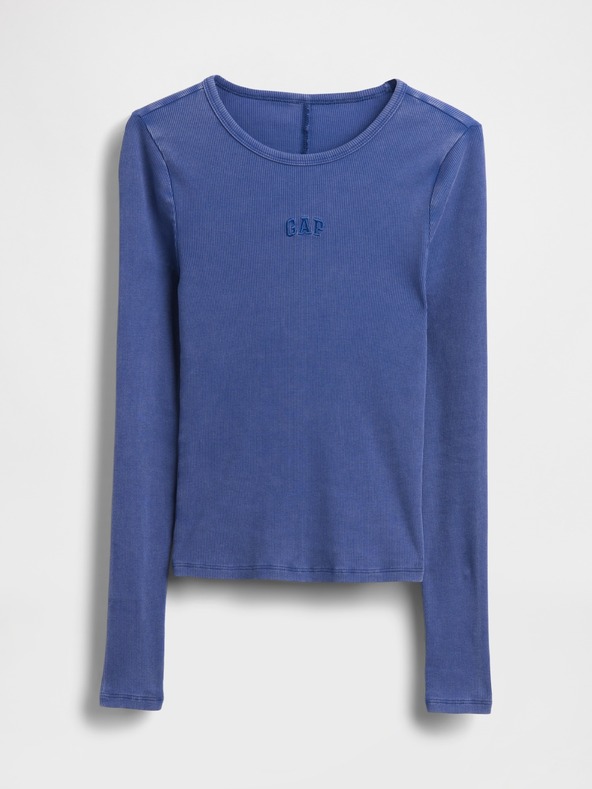 GAP Ребрести тениска с лого GAP