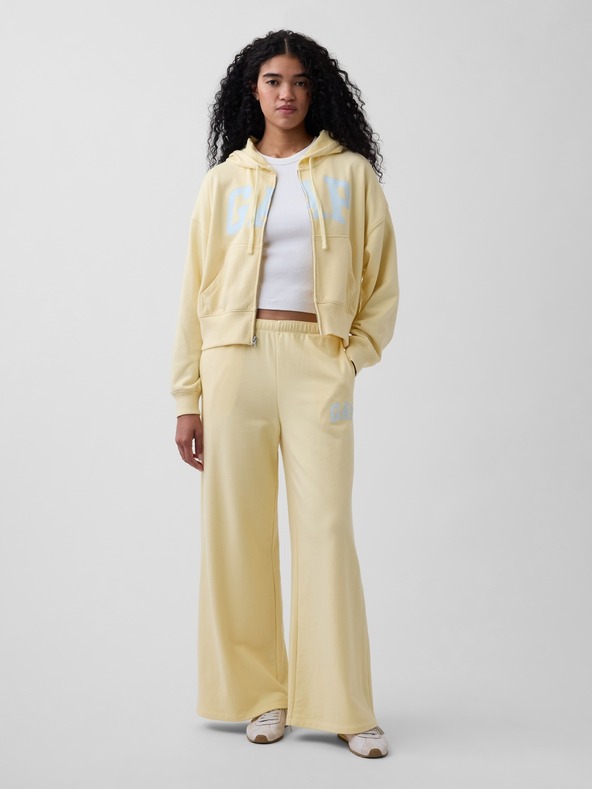 GAP Долнища с широк крачол и лого GAP