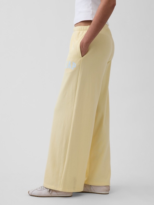 GAP Долнища с широк крачол и лого GAP