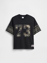 GAP Детска мрежеста oversize тениска GAP