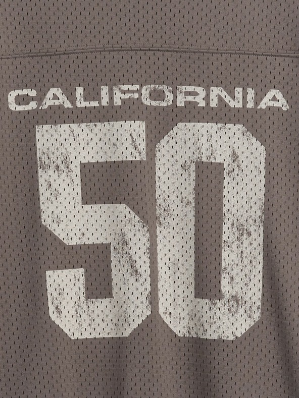 GAP Детска мрежеста oversize тениска GAP