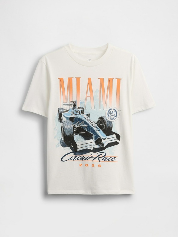 GAP Бебешка тениска с щампа Gap