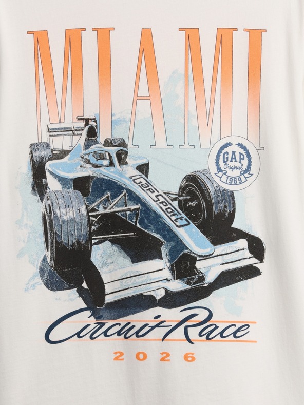 GAP Бебешка тениска с щампа Gap