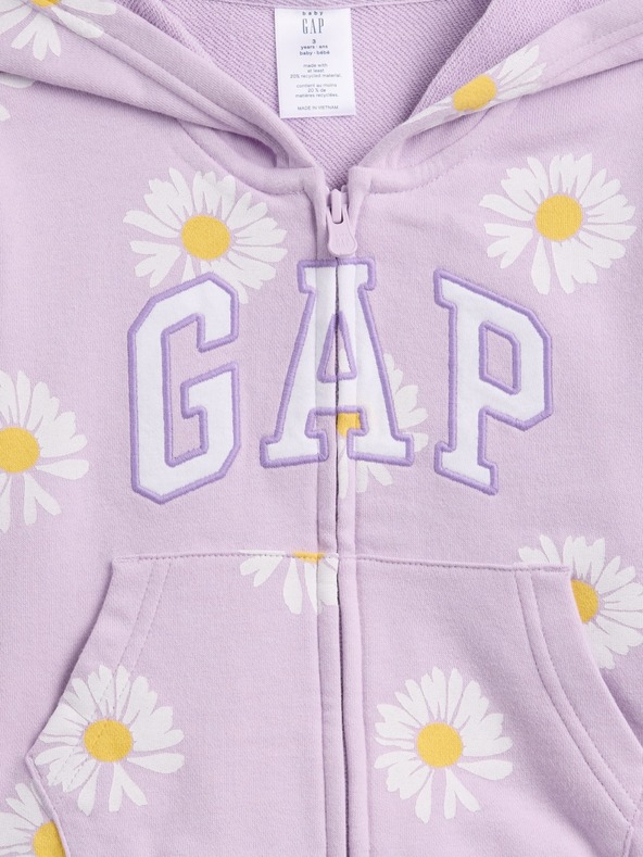 GAP Бебешки суитшърт с логото на GAP