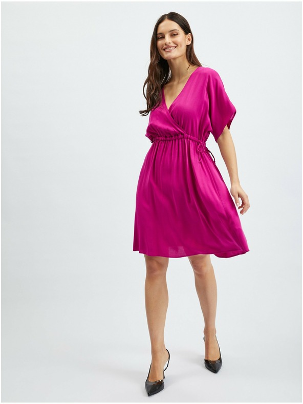 Orsay Тъмнорозова дамска рокля ORSAY