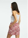 Orsay Кремаво-розови дамски къси панталони с десен ORSAY