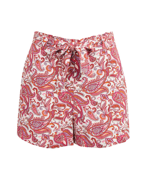 Orsay Кремаво-розови дамски къси панталони с десен ORSAY