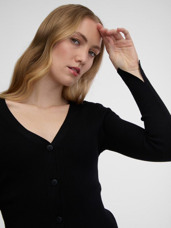 Orsay Черна дамска жилетка ORSAY