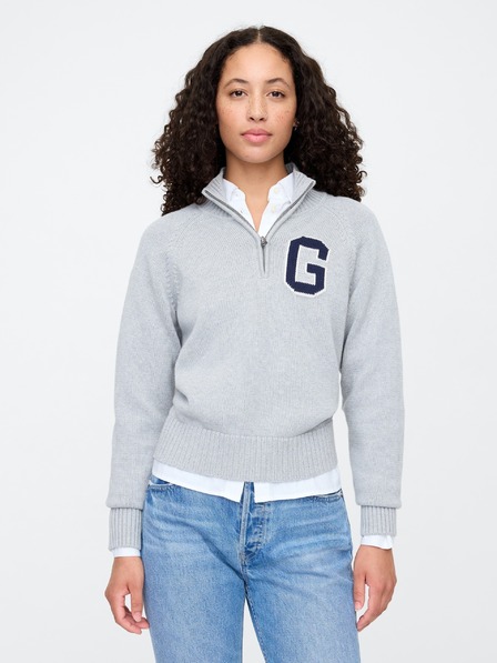 GAP Пуловер с логото на GAP