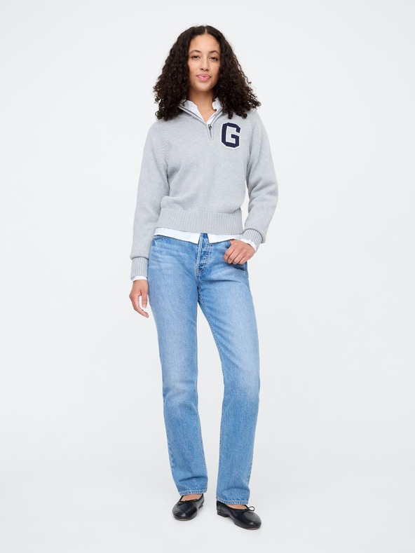 GAP Пуловер с логото на GAP