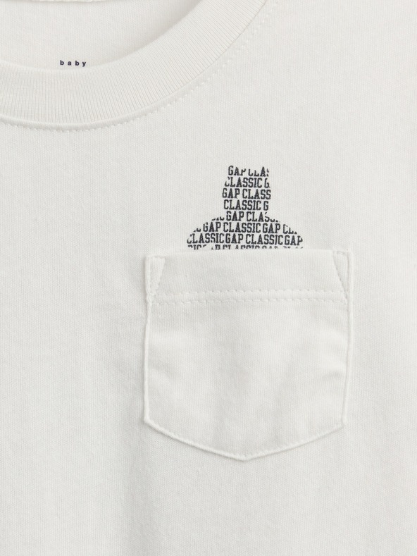 GAP Бебешка тениска с джоб Brannan GAP