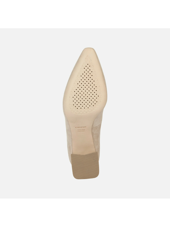 Geox Кремави дамски обувки с висок ток Geox Giselda