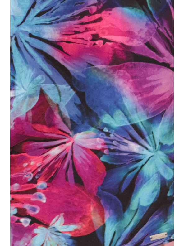 numoco Комфортни оверсайз рокли с връзки на ръкавите - цветни цветя